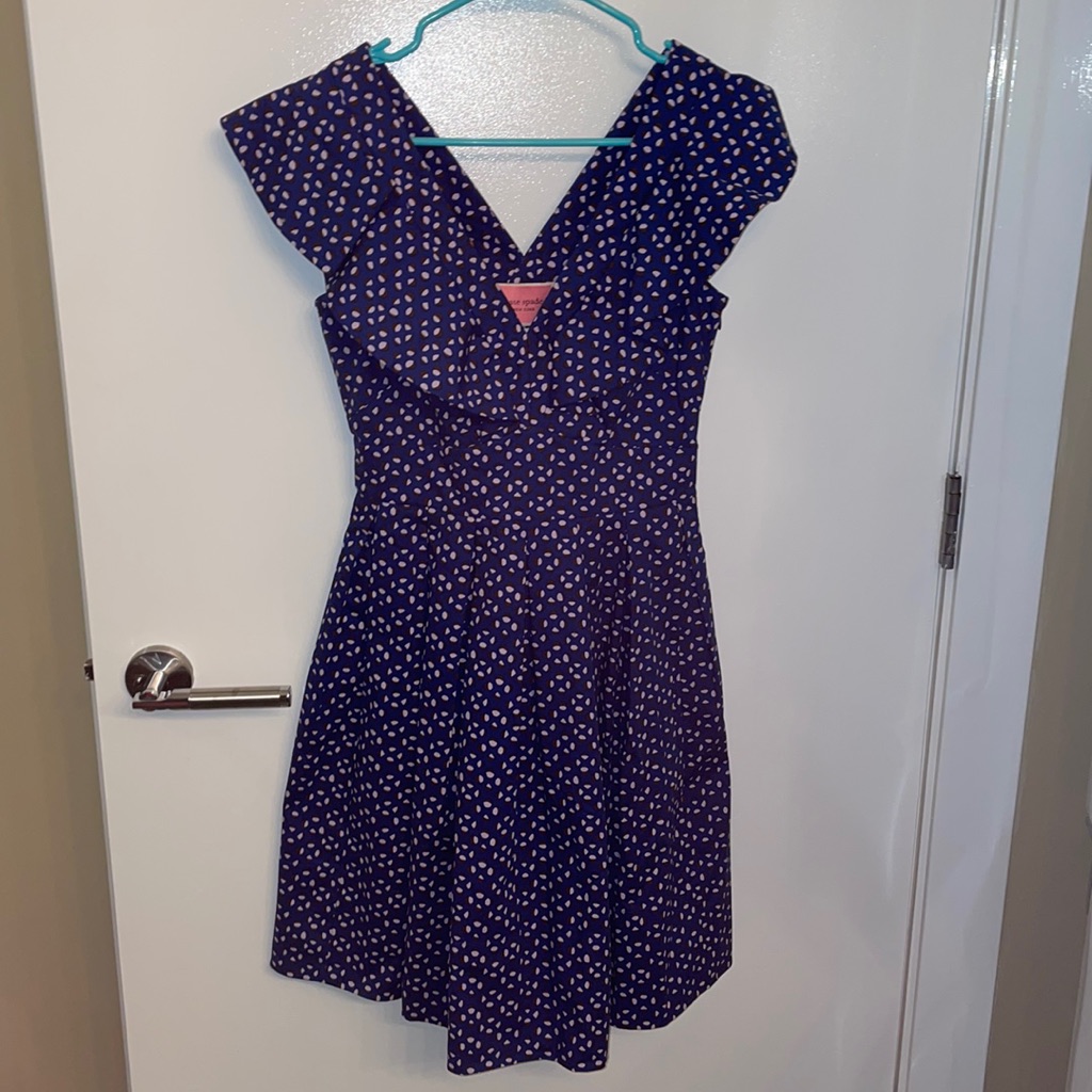 Nwt Kate Spade Geo Dot Dress 0